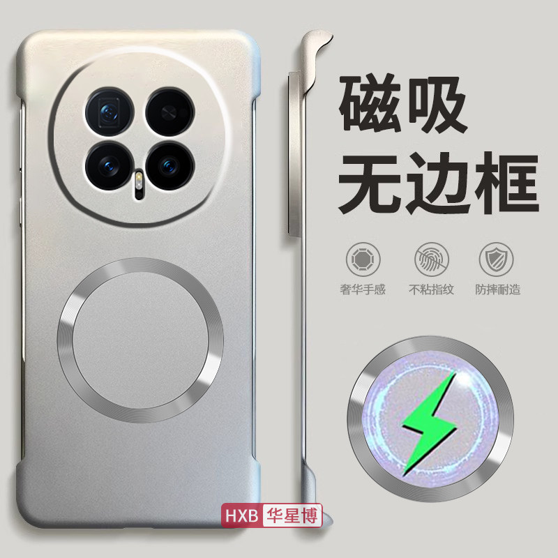 适用荣耀magic8手机壳magic8pro新款磁吸无边框半包超薄防摔散热女高级感小众男士硬壳华为honor魔术8新品的