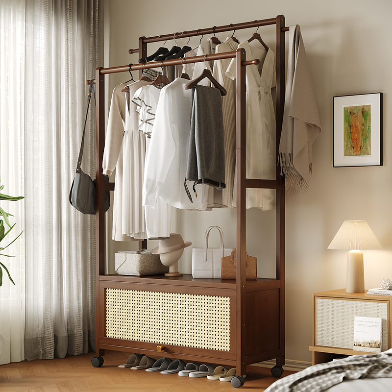 卧室2025新款衣帽架落地立式