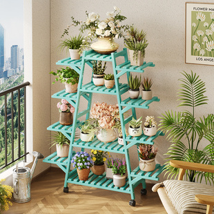 花架置物架阳台客厅落地式花盆放置架户外庭院植物花架子2025新款