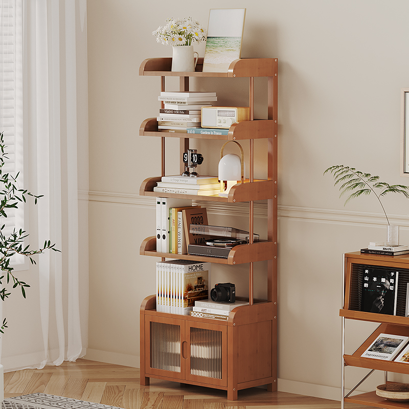 竹中生智现代简约楠竹置物架