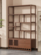 客厅隔断非实木博古架多层茶叶展示架简易经济型楠竹置物柜多宝阁