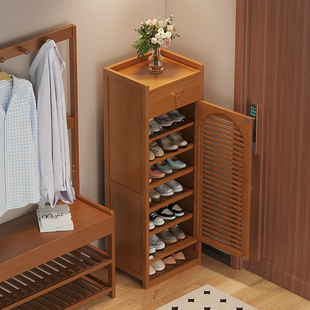 鞋柜出租屋用门口不占地方鞋架子2025新款窄小鞋柜收纳神器省空间