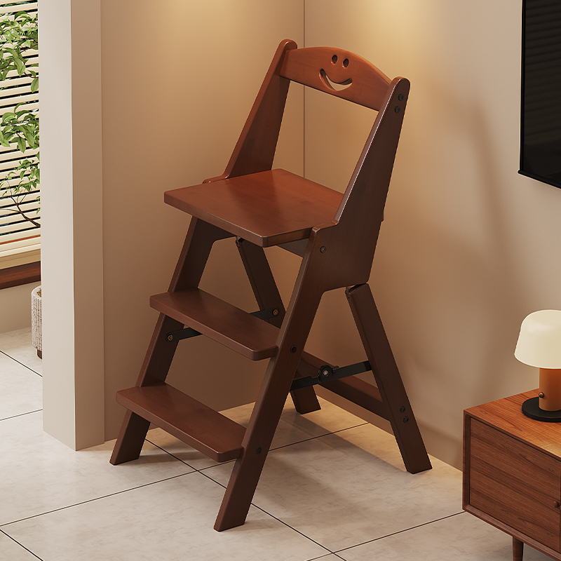 家用折叠梯凳加厚加粗爬梯人字梯小型轻便凳子两用梯子厨房吧台椅