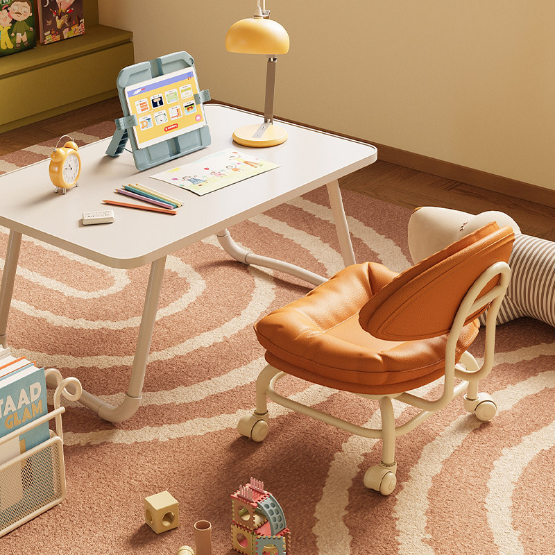 现代简约儿童学习椅旋转椅创意家用小凳子休闲椅室内多功能沙发凳