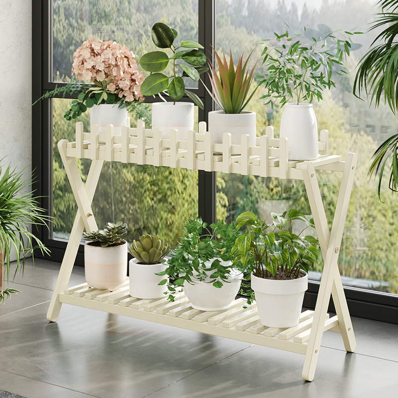 简约稳固承重多层落地花架