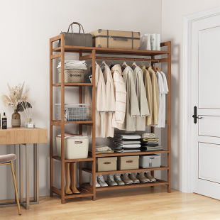 衣柜家用卧室简易儿童卧室出租房用结实耐用2026新款 收纳楠竹衣橱
