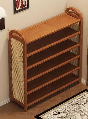 鞋柜家用门口一体靠墙出租屋用楼道入户门鞋架小窄防尘门外走廊用