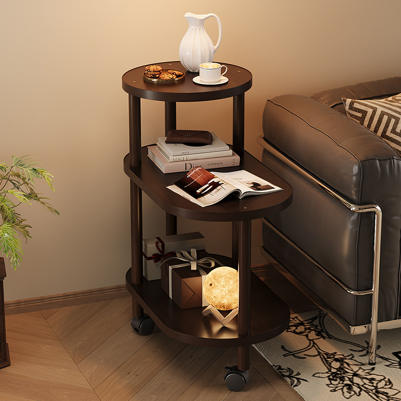 客厅小推车中古风创意可移动茶几边几置物架床头柜置物角几零食柜,住宅家具,移动边几/推车,淘宝优惠券,粉丝福利购,淘宝优惠卷