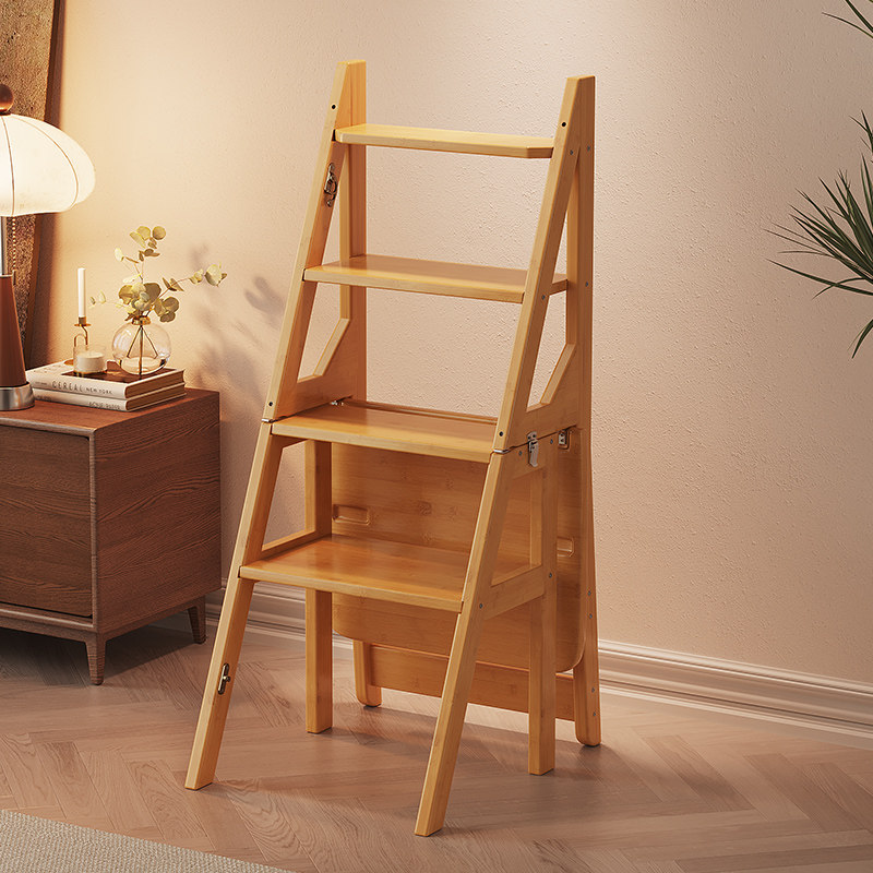 家用梯子多功能可折叠两用梯凳稳步凳轻便款登高凳实木阶梯凳新款,住宅家具,梯凳,淘宝优惠券,粉丝福利购,淘宝优惠卷