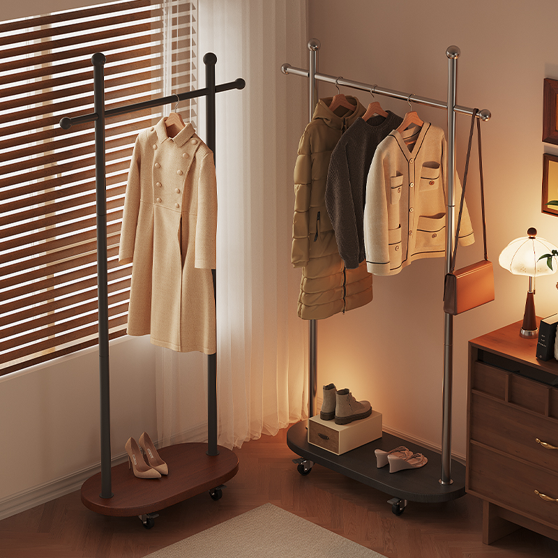 竹中生智简易移动衣帽架