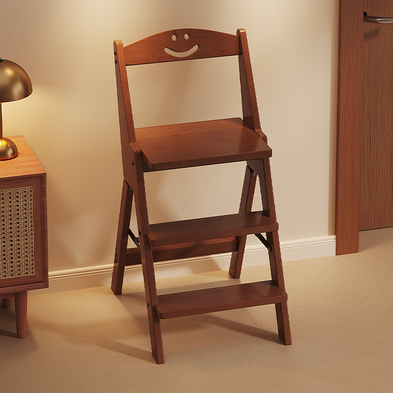 家用多功能厨房高脚凳可折叠凳高三步梯凳便携加厚小板凳吧台凳子