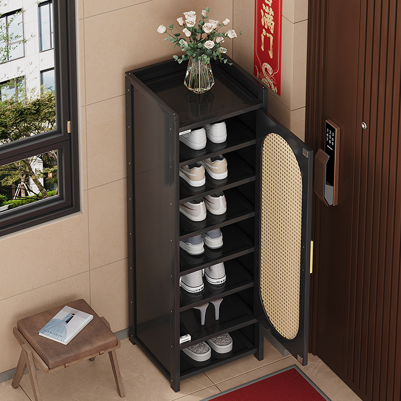 竹制藤编鞋柜家用门口玄关多层收纳柜出租房整装防尘可折叠储物柜,住宅家具,鞋柜,淘宝优惠券,粉丝福利购,淘宝优惠卷