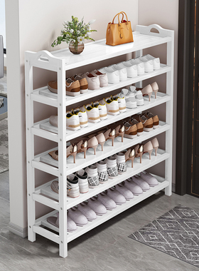 白色鞋架子家用门口2025新款爆款收纳小鞋柜多层宿舍学生好看防尘