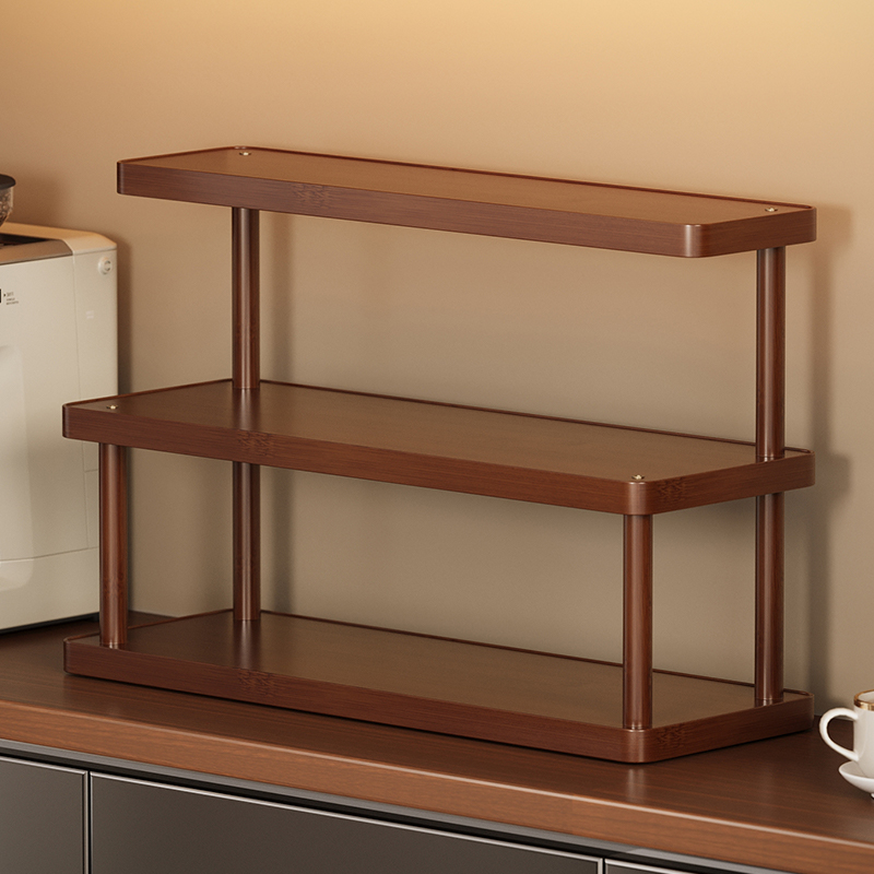 家用台面多层收纳架马克杯水杯整理架多功能宿舍收纳办公室置物架