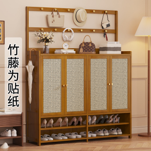 架柜结实耐用 柜收纳柜一体靠墙门外楼道鞋 鞋 架多层家用门口入户鞋