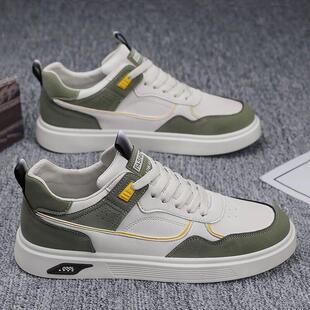 福建裕元鞋业男鞋秋季防水防滑休闲皮鞋2025新款皮面板鞋运动潮鞋