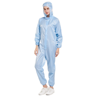 优质防静电服连体无尘服喷漆全身防尘静电衣防护服工作服重复使用