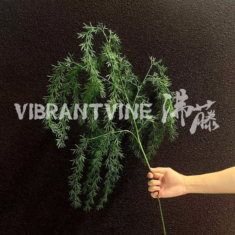 仿真加拿大松针叶子婚礼堂植物墙装饰假叶子婚房布置插花摆件