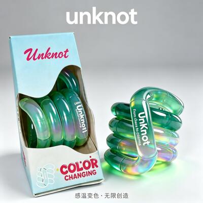 官方正版扭扭乐赶温变色光色tangle同款unknot美国静音款上课玩具