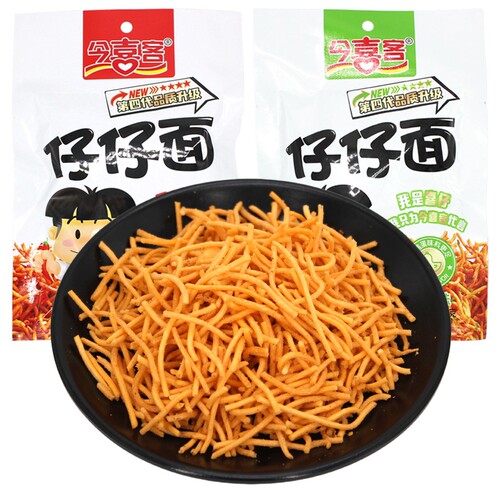今喜客仔仔面香辣味干脆面香葱酥脆碎面袋装休闲食品校园追剧零食