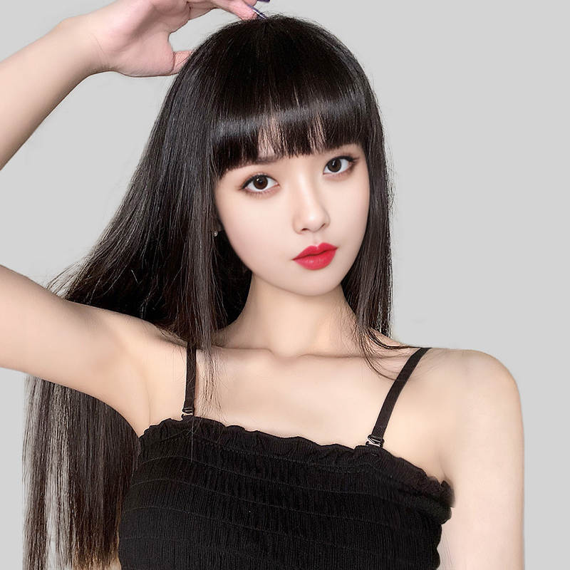 韩潮高温丝甜美空气刘海