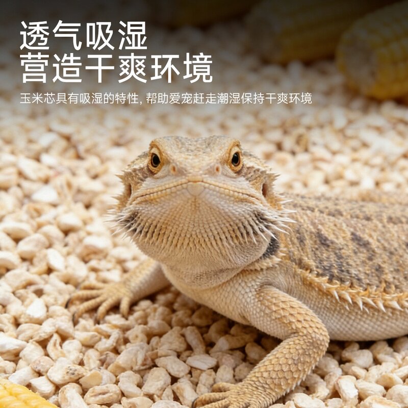 爬宠玉米芯垫料无尘守宫蜥蜴除臭仓鼠鹦鹉鸟吸湿天然兔子龙猫垫材