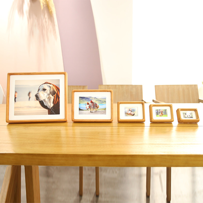 智亲实木榫卯胡桃木相框