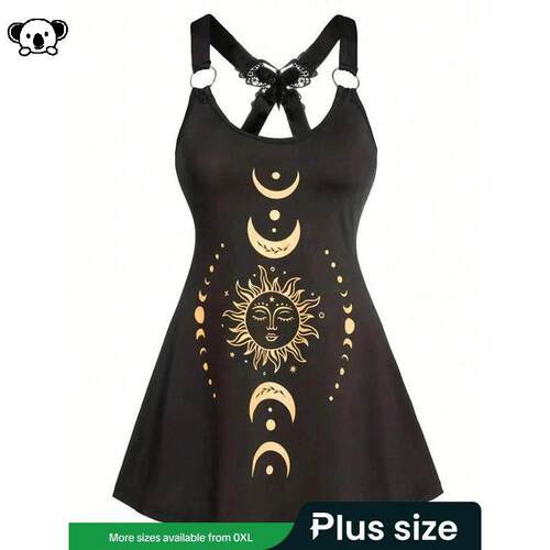 U 27259 Women Slim-fit Dress Mini Printed迷你连衣裙