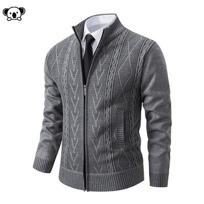I 18167 Men Fall Winter Cardigan Retro Versatile复古开衫