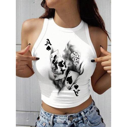 P 29914 Women Daily Wear Tank Top Casual休闲背心