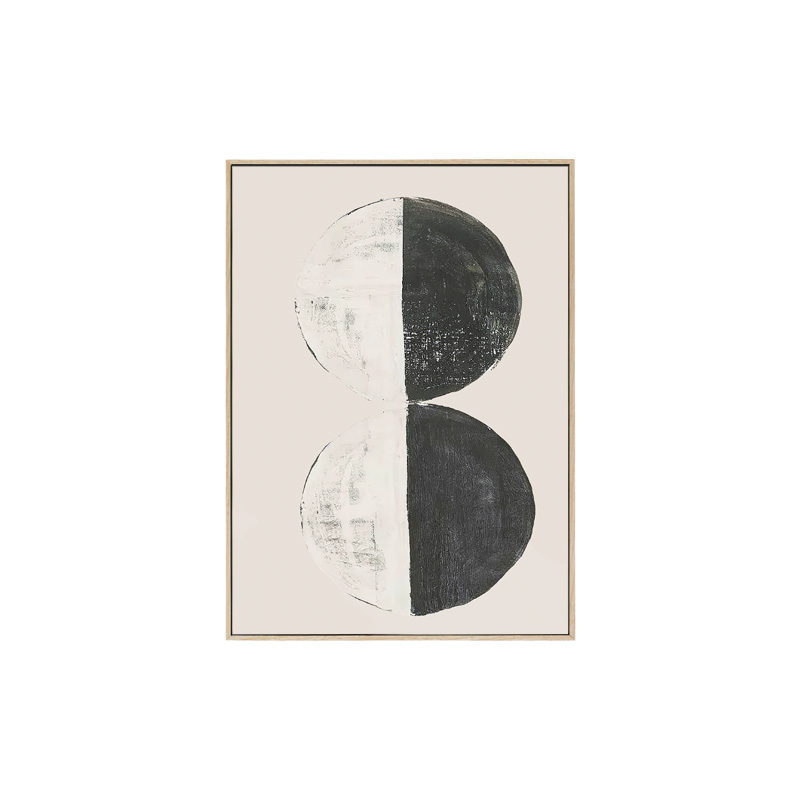 正品加州当代艺术《moon wall》月亮墙客厅极简抽象INS北欧装饰画