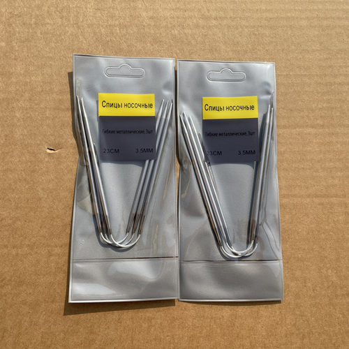 飞鸟环形针迷你循环针23CM长度手套袜子袖口玩偶专用不锈钢毛衣针