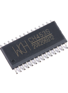 CH453S SOP-28 16位数码管驱动及键盘控制芯片电子元器片配单现货
