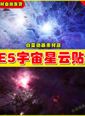 Arghanion s Cosmic Forge Space Nebula Skyboxes5.2UE5星云贴图