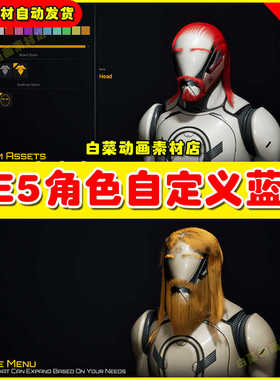 UE4UE5 Ultimate Character Customization 人物角色自定义蓝图