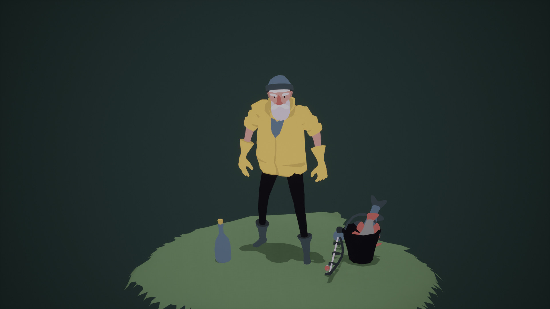 ue4 stylized sailor 卡通q版风格化渔夫人物角色4.27