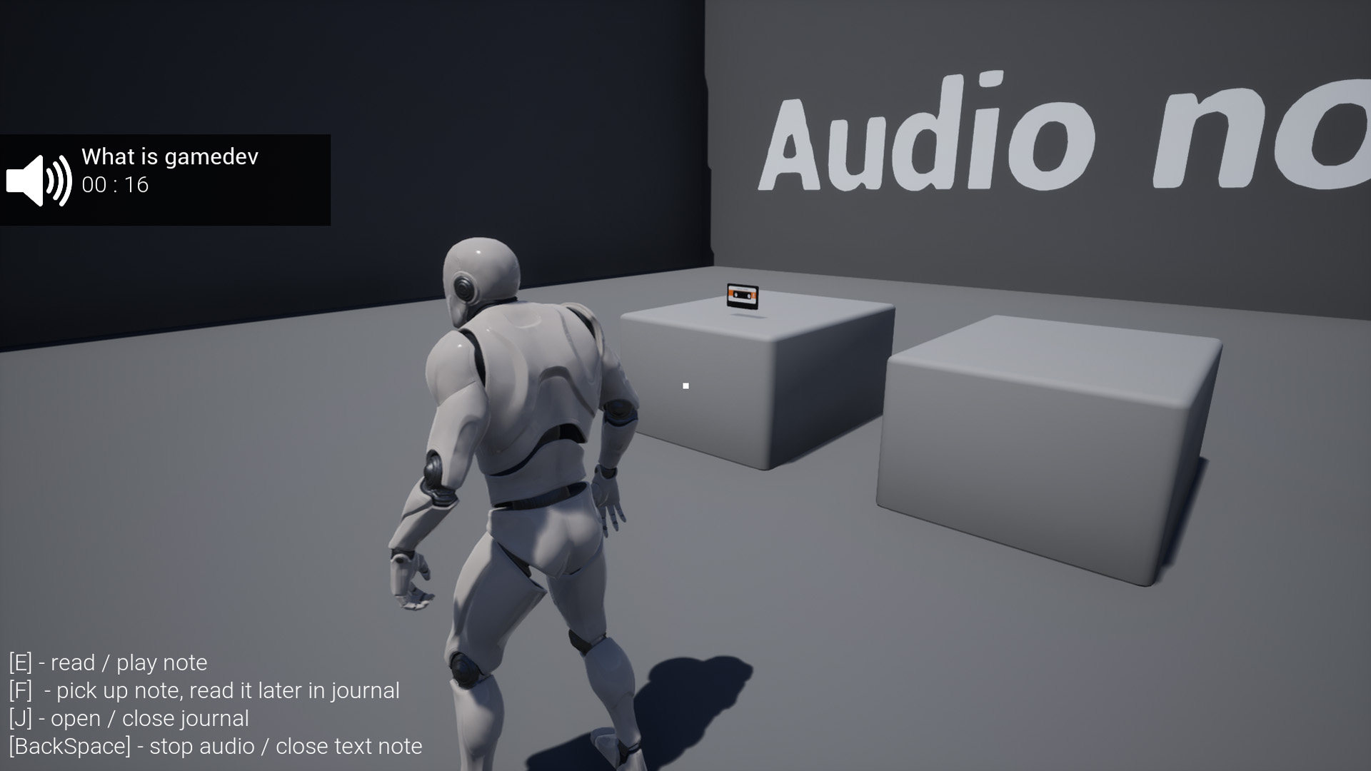 UE4 Text and Audio Notes + Journal 文本音效编码蓝图4.27