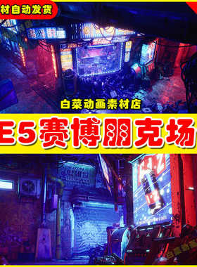 UE5 Butcher's Alley Palmetro Future City (Nanite + LP) 5.3