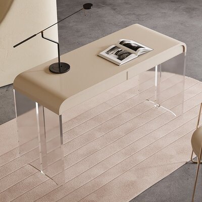 BELLER标置/实木意式极简办公桌轻奢现代电脑桌家用书房书桌