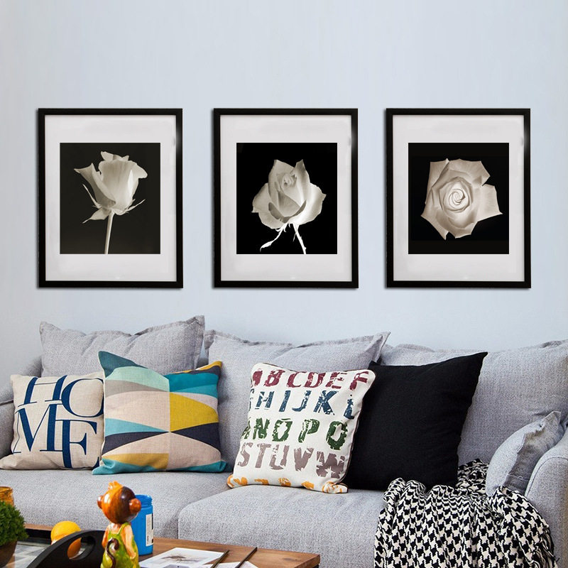 厂家相框批发客厅餐厅书房装饰画沙发背景挂墙组合现代玫瑰花卉,鲜花速递/花卉仿真/绿植园艺,其它园艺用品,淘宝优惠券,粉丝福利购,淘宝优惠卷