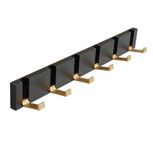 入户门挂衣钩高级玄关衣服架壁挂折叠隐形一排免打孔强力粘贴挂钩