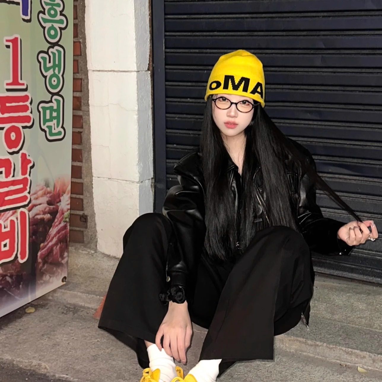 2025小众穿搭毛线帽冷帽多色男女同款街头款潮流单品个性包头针织