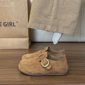 全包勃肯鞋 单鞋 女鞋 春季 子2026新款 软底鞋 孕妇懒人鞋 0127z