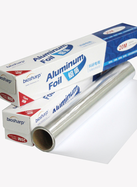 Biosharp白鲨科研用 厚款铝箔纸BS-QT-027 BS-QT-027B 锡纸 15um,30cm*20m 30cm*120m