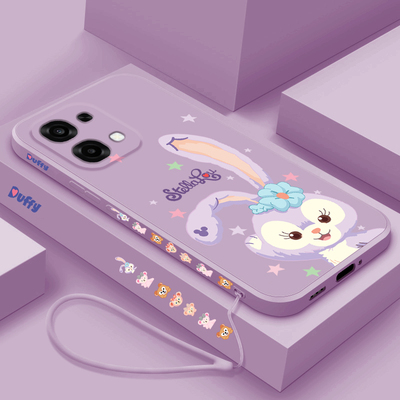 适用oppoa6pro手机壳卡通星黛露OPPOA6 MAX液态硅胶保护套A6GT全包防摔女款0pp0a6i直边超薄可爱软壳