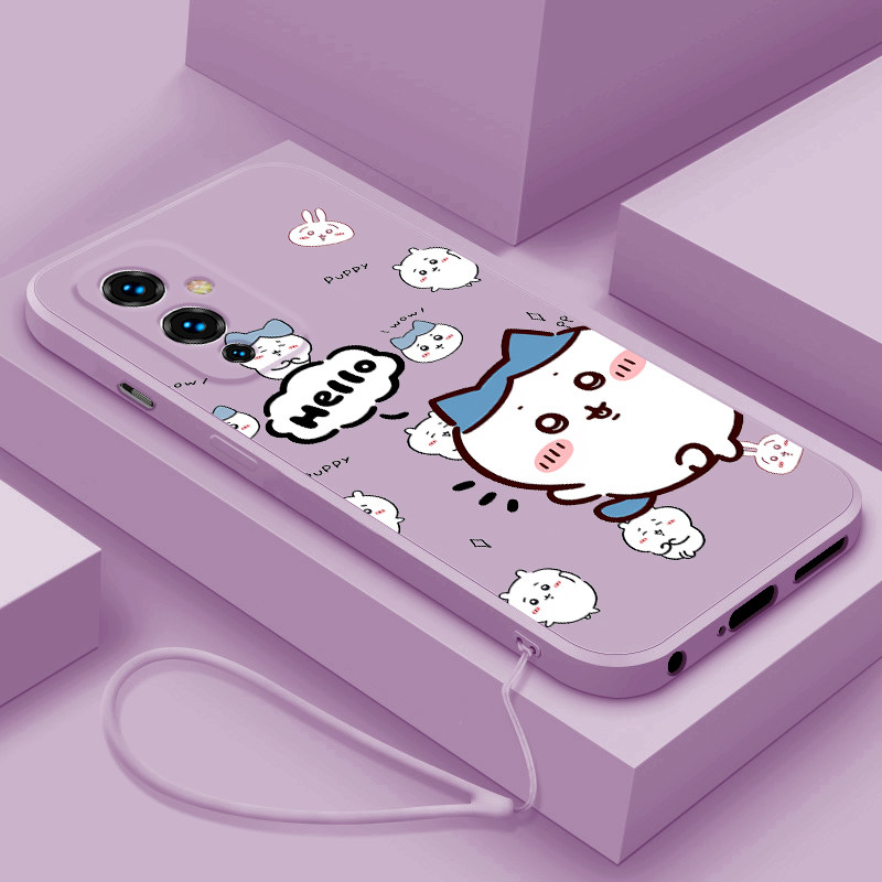 适用一加9RT手机壳1+8pro新款小黄小八1+7tpro液态硅胶保护套oneplus+6t镜头全包防摔1加5T卡通时尚男女款