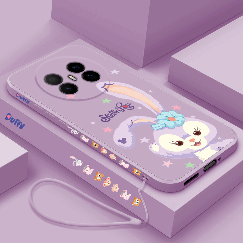 适用华为mate70pro+手机壳卡通星黛露Mate70Air液态硅胶保护套70优享版全包防摔女款七十直边超薄可爱软壳