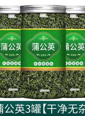 蒲公英茶正品中药材新鲜散茶官方旗舰店干草不级药材特浦公英叶根