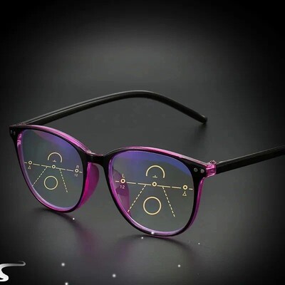 New 3 in 1 Progressive Multifocal Reading Glasses For Women