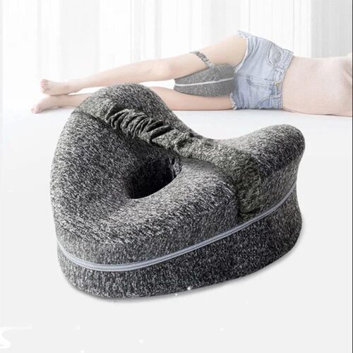 Memory Cotton Leg Pillow Hollow Heart Pregnancy Side Sleeper
